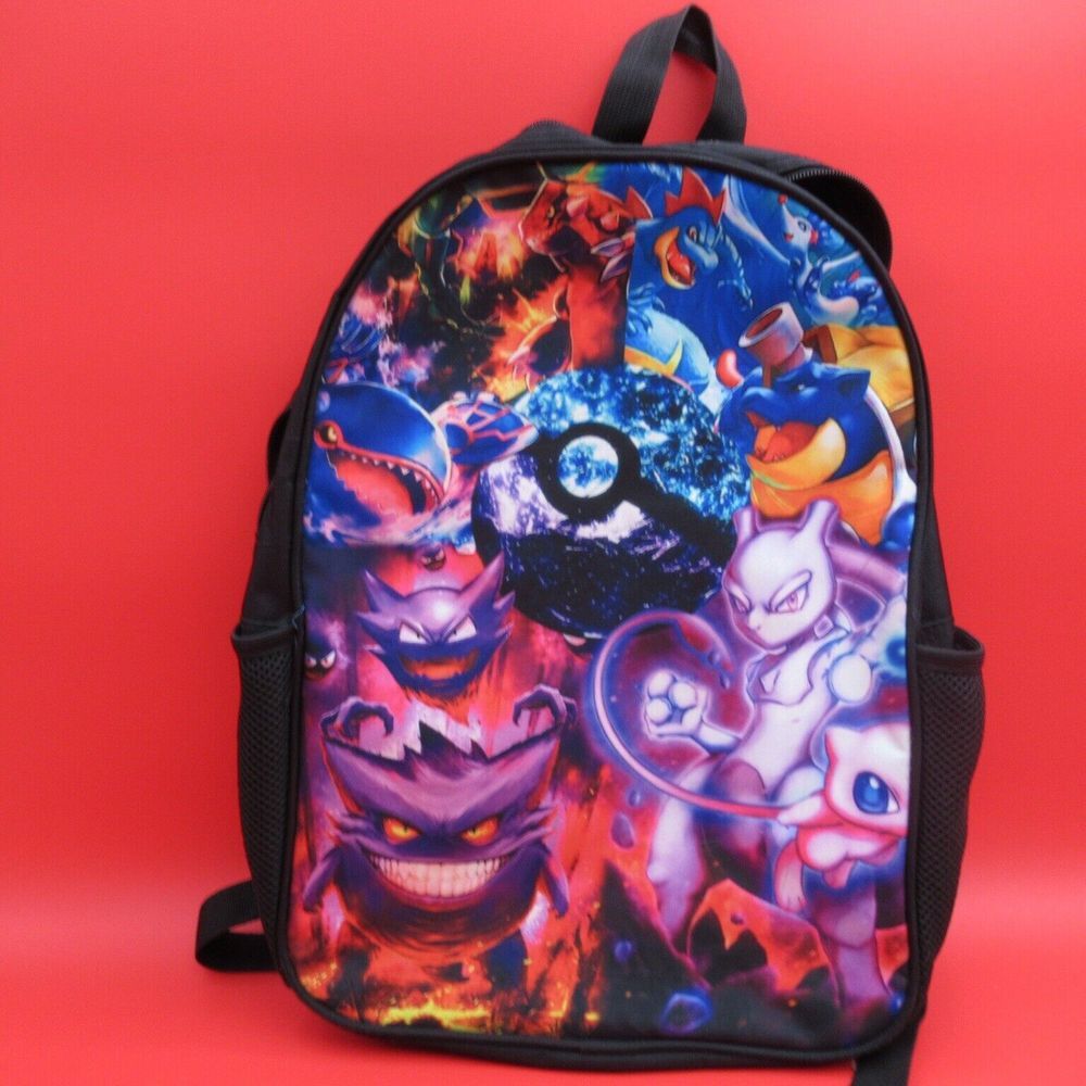 Pokémon Multi-Character Backpack Gotta Catch Em‎ All Multicolored